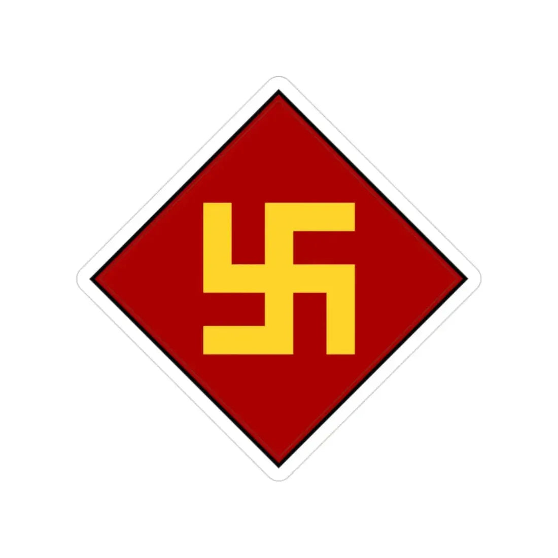 45th Infantry Division 1924-1939 (U.S. Army) Transparent STICKER Die-Cut Vinyl Decal - The Sticker Space