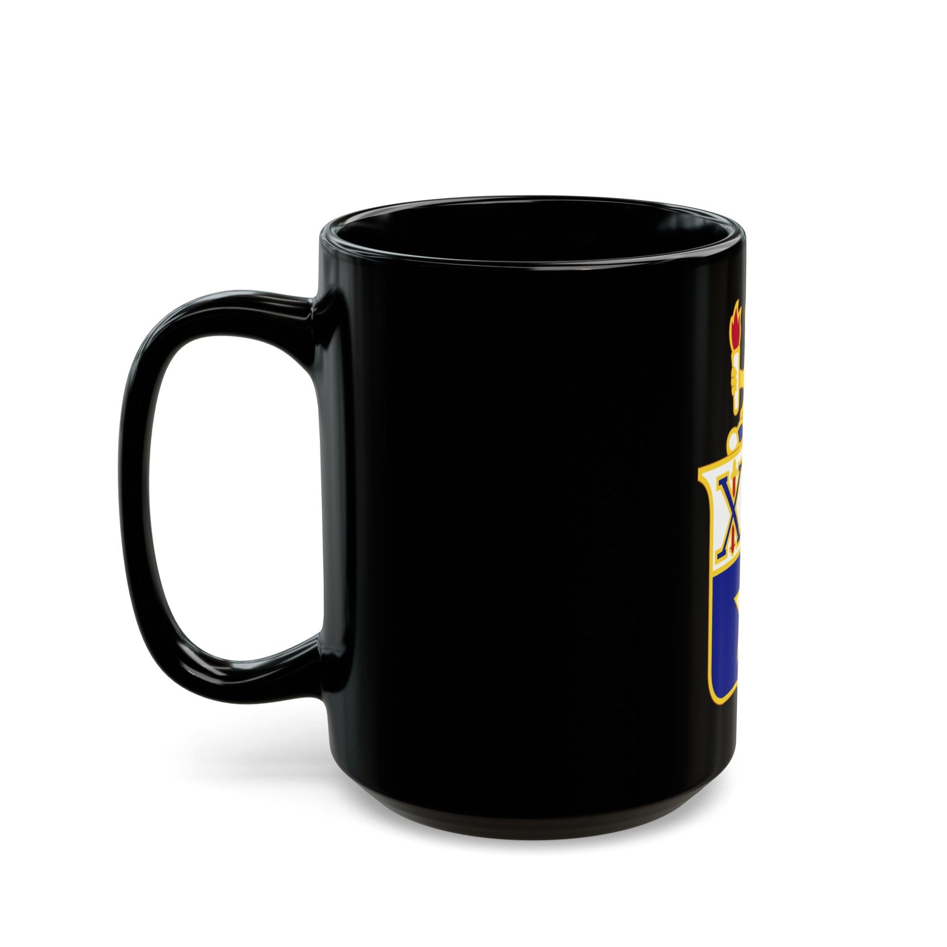 45th Infantry Regiment (U.S. Army) Black Coffee Mug-The Sticker Space