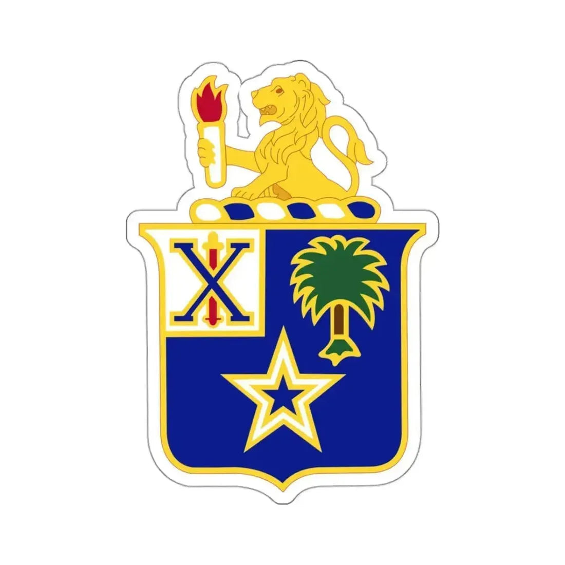 45th Infantry Regiment (U.S. Army) STICKER Vinyl Kiss-Cut Decal 3 Inch White - The Sticker Space