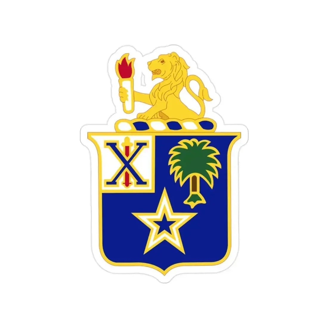 45th Infantry Regiment (U.S. Army) Transparent STICKER Die-Cut Vinyl Decal 2 Inch - The Sticker Space