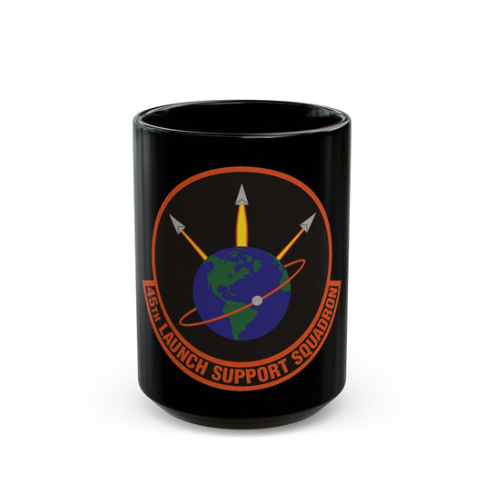 45th Launch Support Squadron (U.S. Air Force) Black Coffee Mug-15oz-The Sticker Space