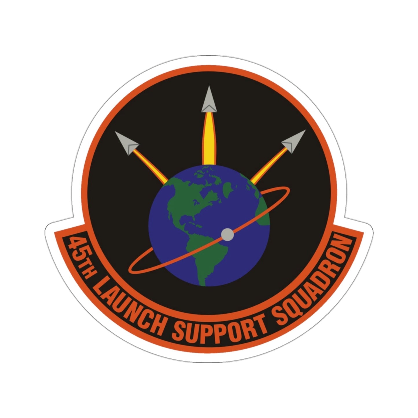 45th Launch Support Squadron (U.S. Air Force) STICKER Vinyl Die-Cut Decal-3 Inch-The Sticker Space