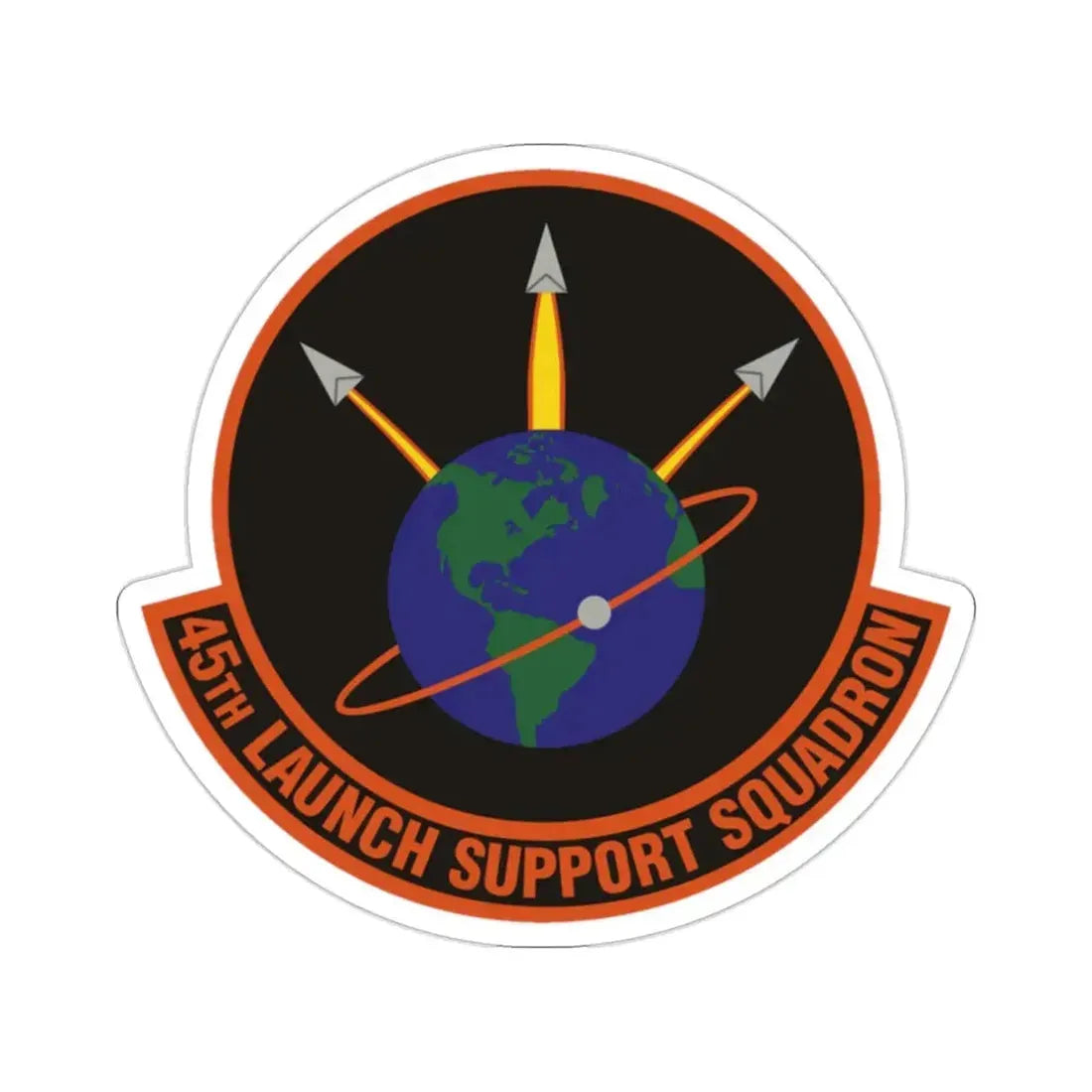 45th Launch Support Squadron (U.S. Air Force) STICKER Vinyl Die-Cut Decal - The Sticker Space