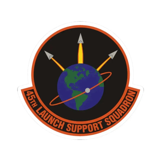 45th Launch Support Squadron (U.S. Air Force) STICKER Vinyl Kiss-Cut Decal 2 Inch White - The Sticker Space