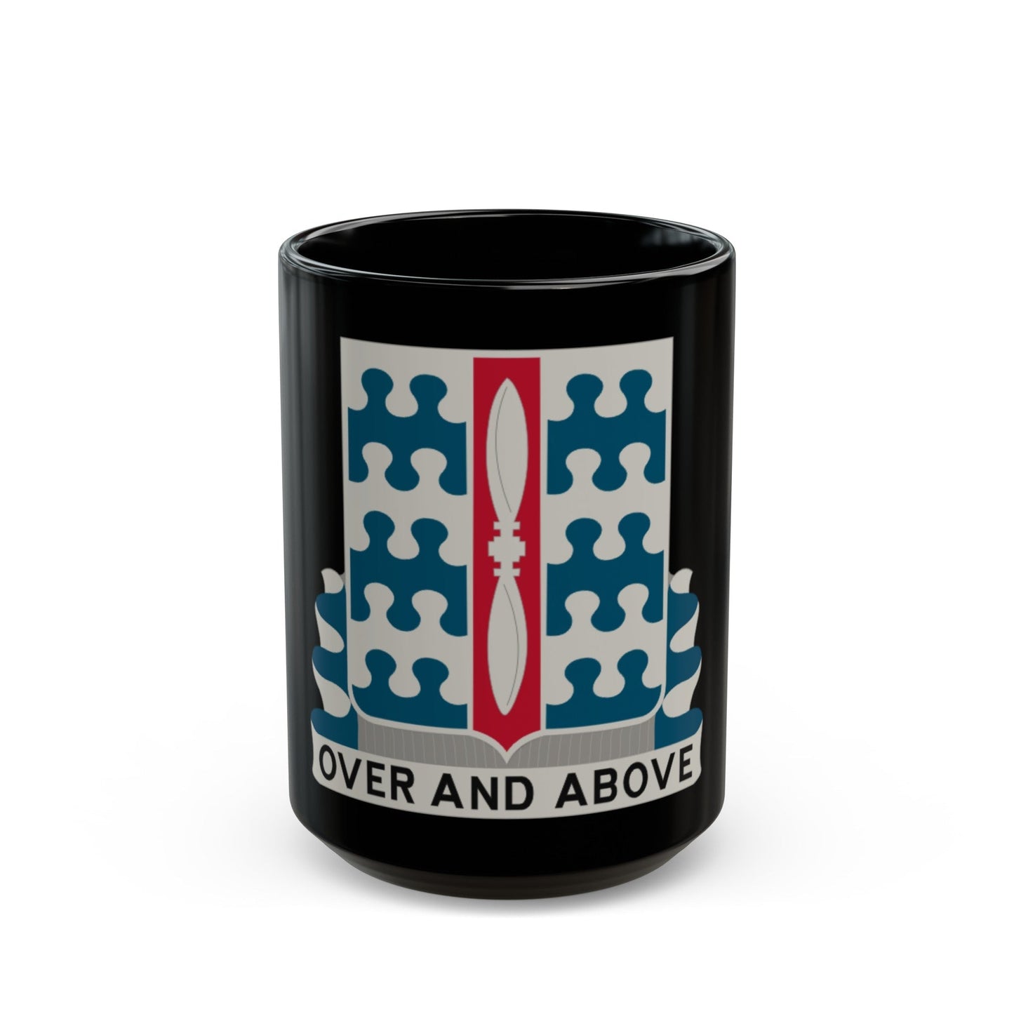 46 Aviation Battalion (U.S. Army) Black Coffee Mug-15oz-The Sticker Space