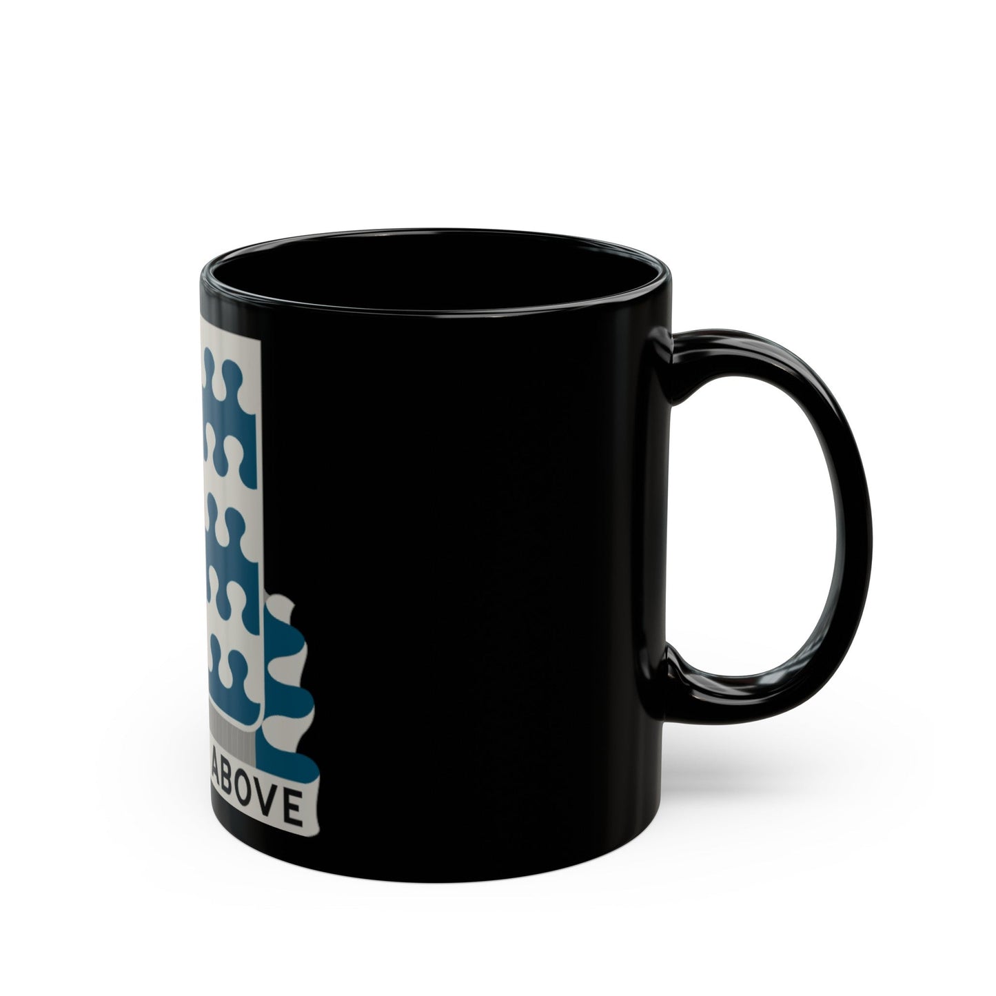 46 Aviation Battalion (U.S. Army) Black Coffee Mug-The Sticker Space