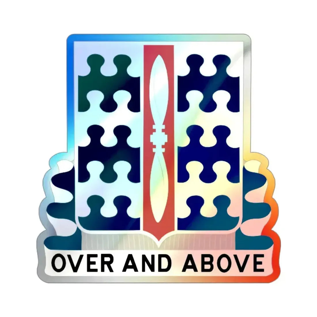 46 Aviation Battalion (U.S. Army) Holographic STICKER Die-Cut Vinyl Decal 3 Inch Holographic - The Sticker Space