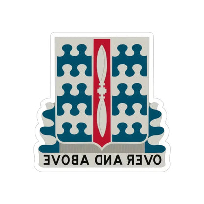 46 Aviation Battalion (U.S. Army) REVERSE PRINT Transparent Die-Cut STICKER 6 Inch Die-Cut Transparent - The Sticker Space