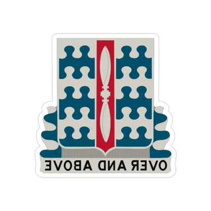 46 Aviation Battalion (U.S. Army) REVERSE PRINT Transparent Die-Cut STICKER - The Sticker Space