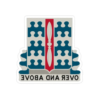 46 Aviation Battalion (U.S. Army) REVERSE PRINT Transparent Die-Cut STICKER - The Sticker Space