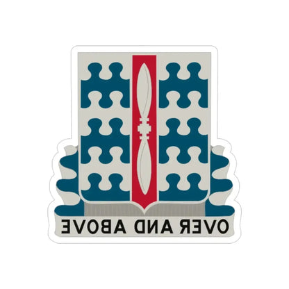 46 Aviation Battalion (U.S. Army) REVERSE PRINT Transparent Die-Cut STICKER - The Sticker Space