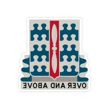 46 Aviation Battalion (U.S. Army) REVERSE PRINT Transparent Die-Cut STICKER - The Sticker Space