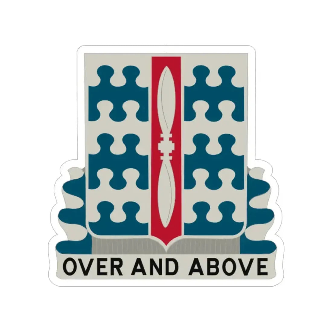 46 Aviation Battalion (U.S. Army) Transparent STICKER Die-Cut Vinyl Decal 4 Inch - The Sticker Space