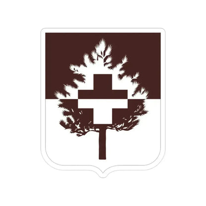 46 Medical Battalion 2 (U.S. Army) Transparent STICKER Die-Cut Vinyl Decal 2 Inch - The Sticker Space