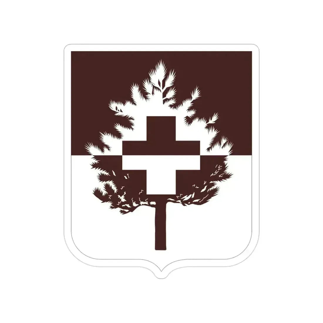 46 Medical Battalion 2 (U.S. Army) Transparent STICKER Die-Cut Vinyl Decal 3 Inch - The Sticker Space