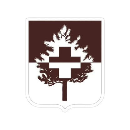 46 Medical Battalion 2 (U.S. Army) Transparent STICKER Die-Cut Vinyl Decal 3 Inch - The Sticker Space