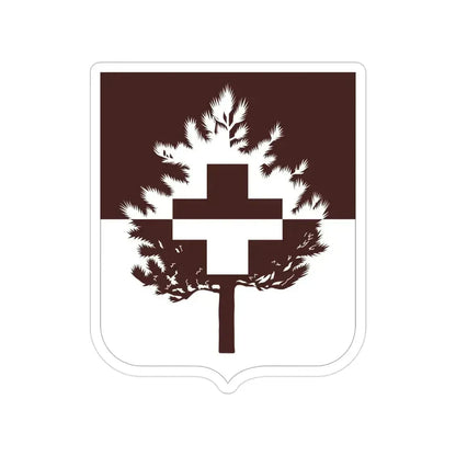 46 Medical Battalion 2 (U.S. Army) Transparent STICKER Die-Cut Vinyl Decal 3 Inch - The Sticker Space