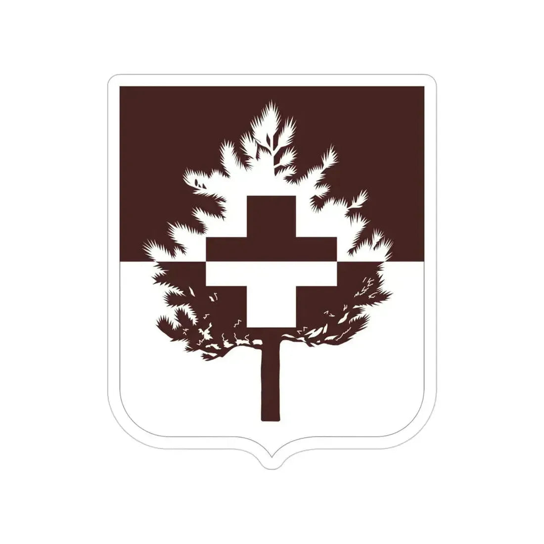 46 Medical Battalion 2 (U.S. Army) Transparent STICKER Die-Cut Vinyl Decal 4 Inch - The Sticker Space