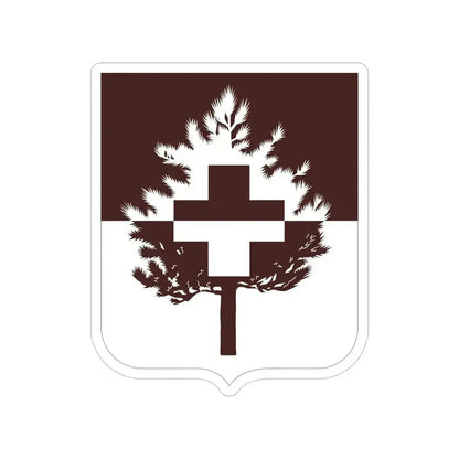 46 Medical Battalion 2 (U.S. Army) Transparent STICKER Die-Cut Vinyl Decal 5 Inch - The Sticker Space