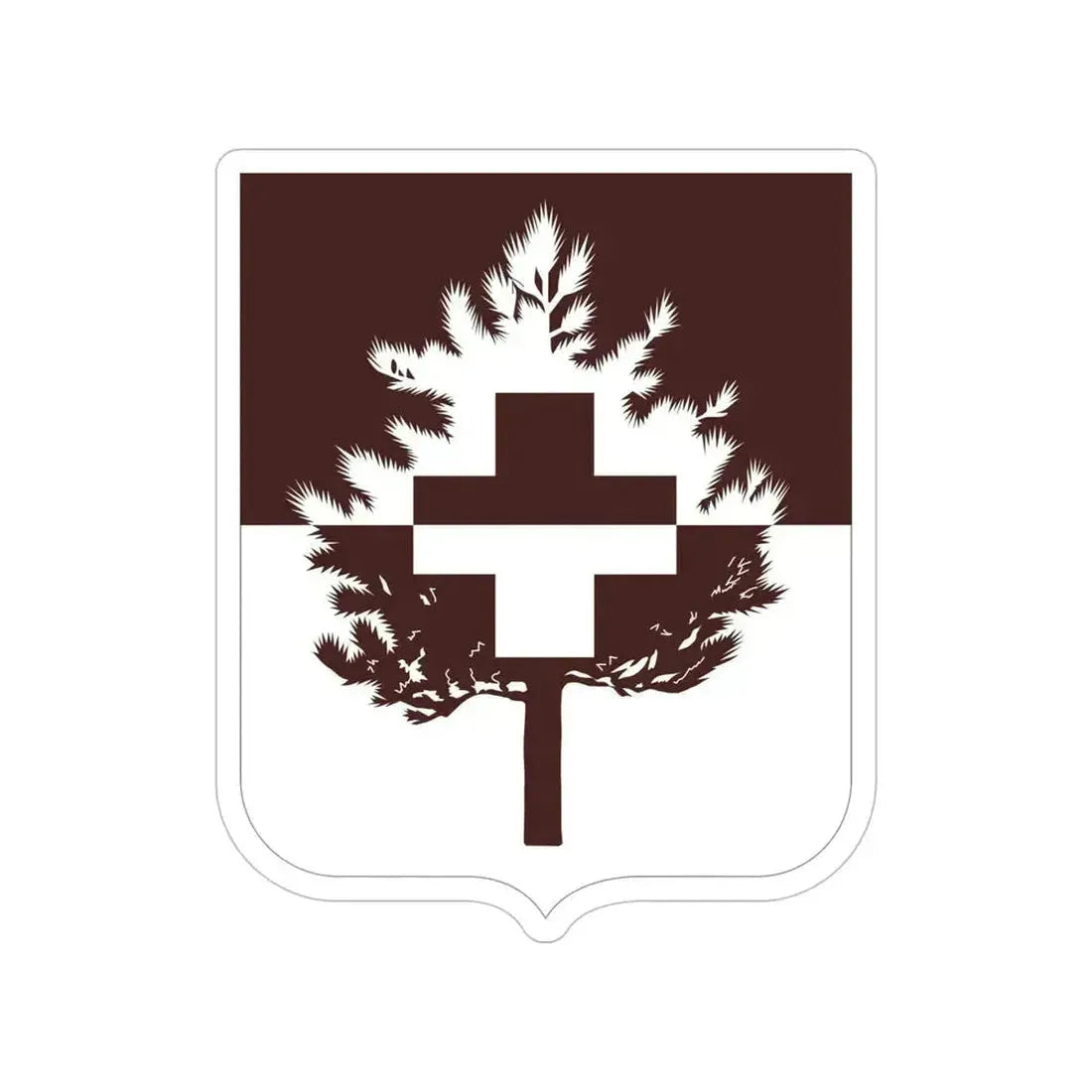 46 Medical Battalion 2 (U.S. Army) Transparent STICKER Die-Cut Vinyl Decal 6 Inch - The Sticker Space