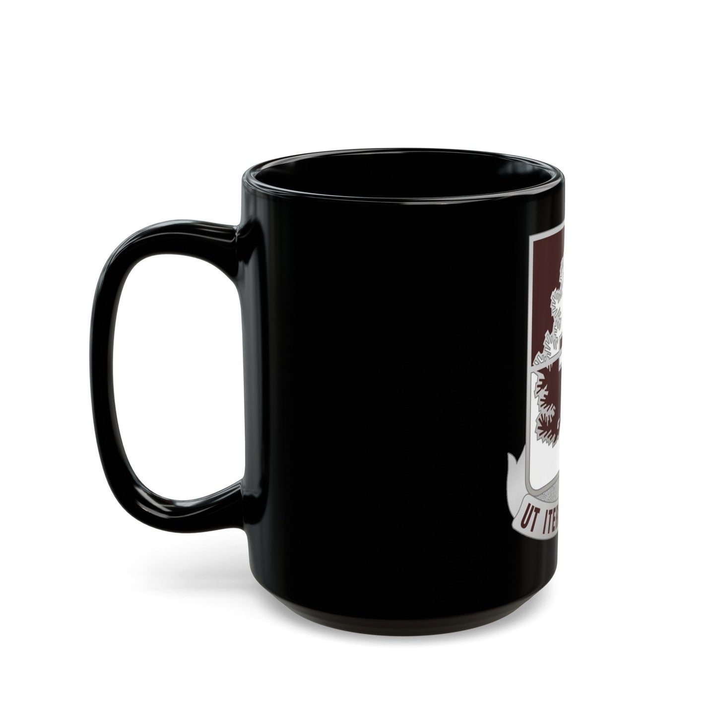 46 Medical Battalion (U.S. Army) Black Coffee Mug-The Sticker Space