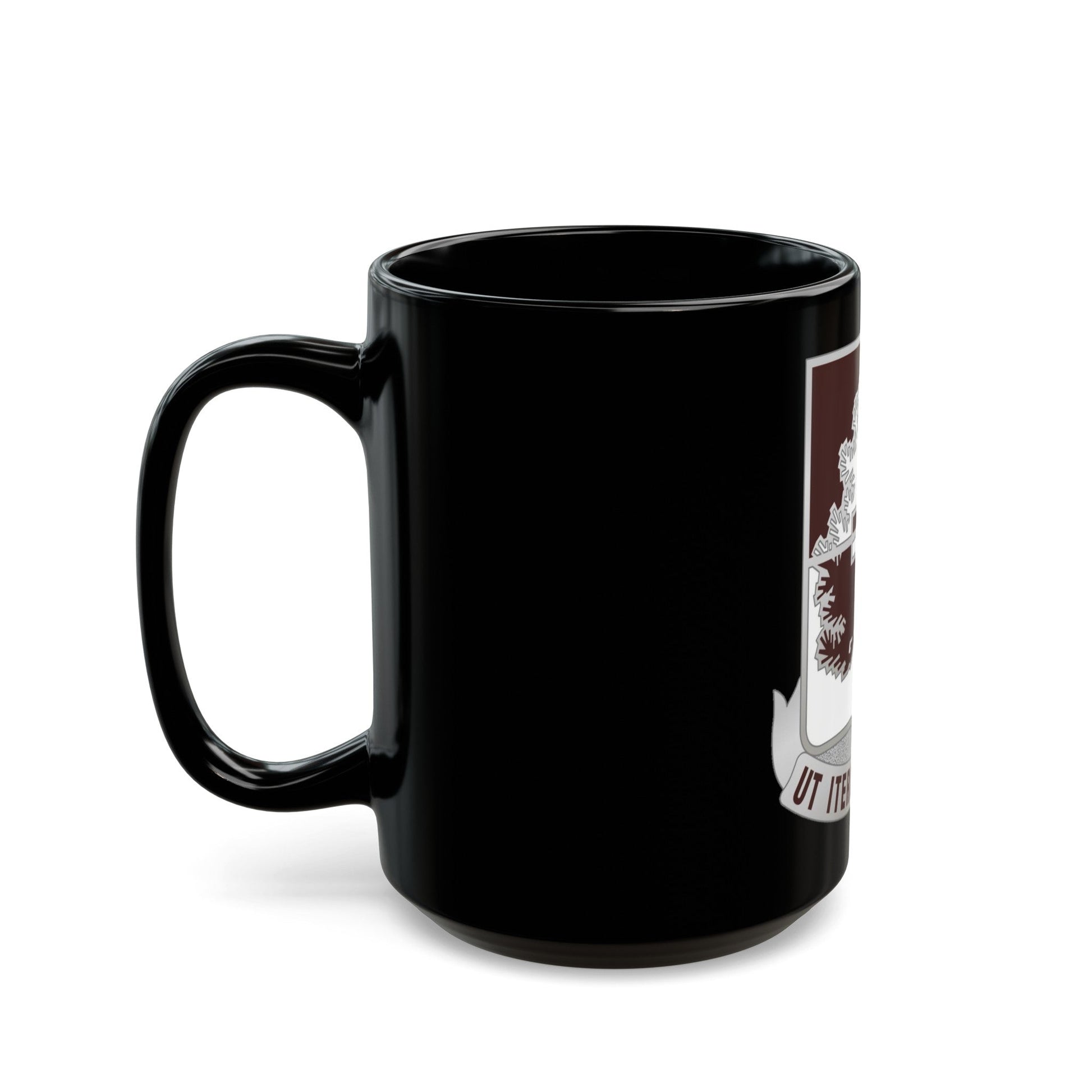 46 Medical Battalion (U.S. Army) Black Coffee Mug-The Sticker Space