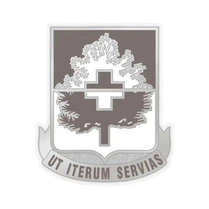 46 Medical Battalion (U.S. Army) STICKER Vinyl Kiss-Cut Decal 3 Inch Transparent - The Sticker Space