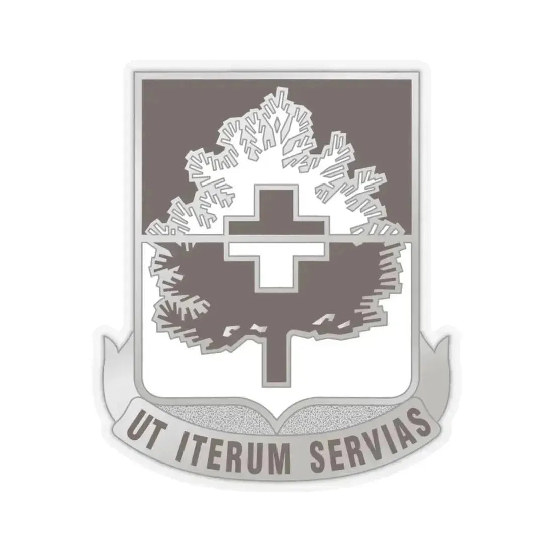 46 Medical Battalion (U.S. Army) STICKER Vinyl Kiss-Cut Decal 6 Inch Transparent - The Sticker Space