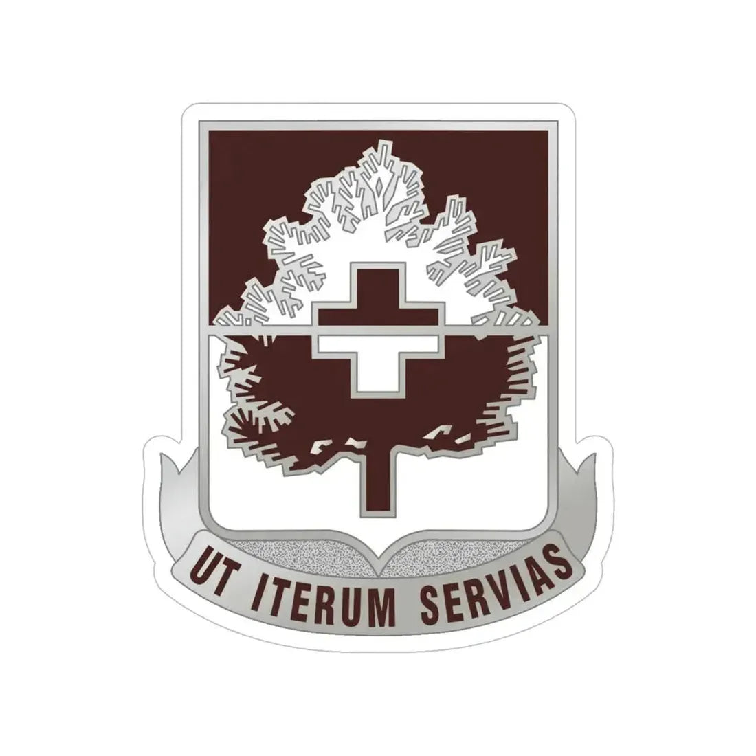 46 Medical Battalion (U.S. Army) Transparent STICKER Die-Cut Vinyl Decal 5 Inch - The Sticker Space