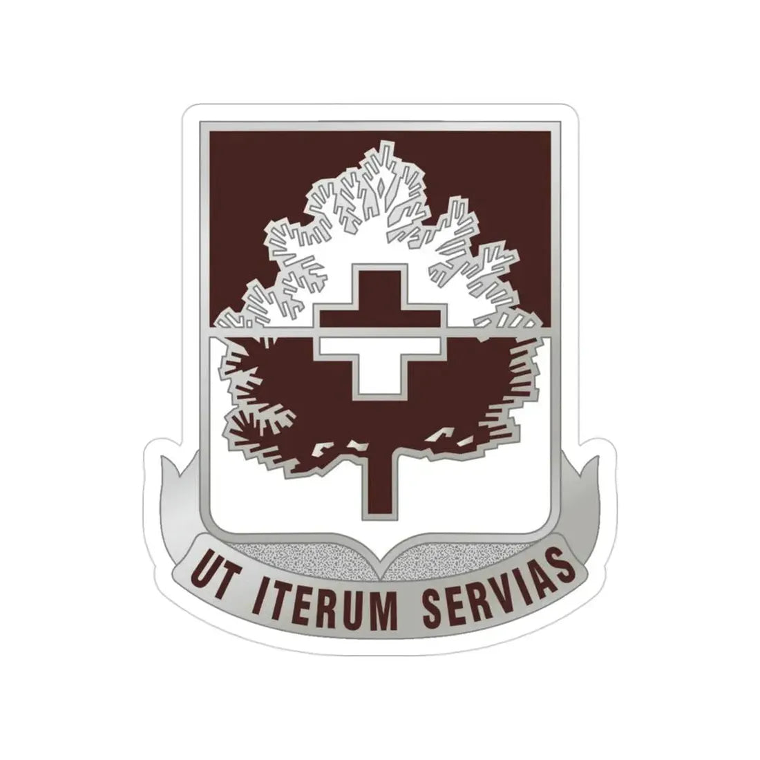 46 Medical Battalion (U.S. Army) Transparent STICKER Die-Cut Vinyl Decal - The Sticker Space