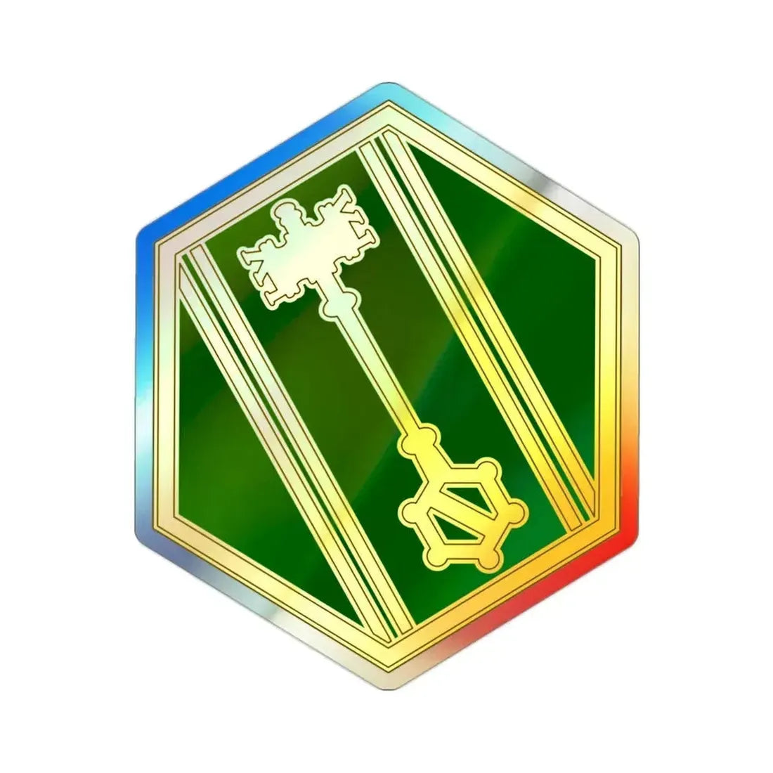 46 Military Police Command (U.S. Army) Holographic STICKER Die-Cut Vinyl Decal 2 Inch Holographic - The Sticker Space