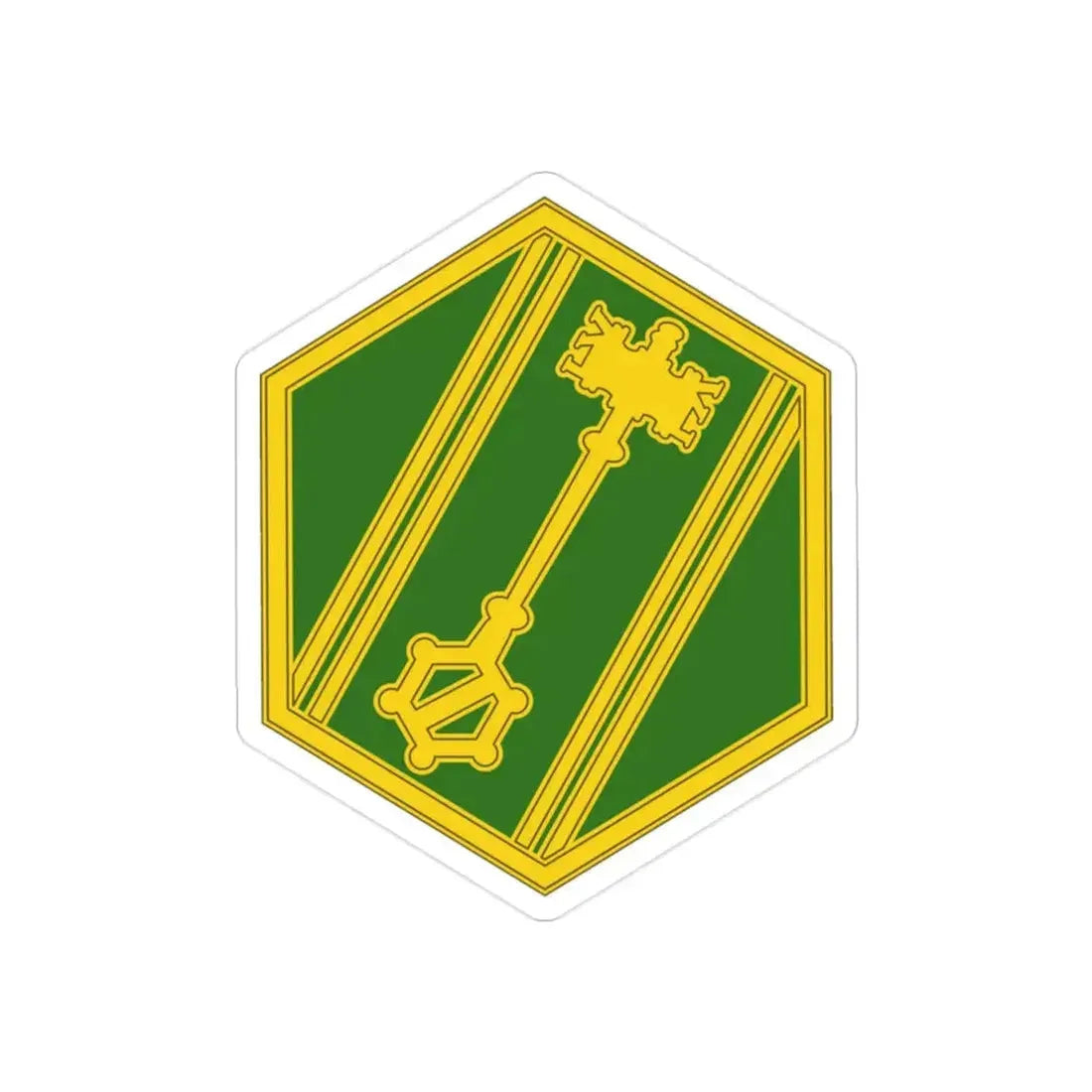 46 Military Police Command (U.S. Army) REVERSE PRINT Transparent Die-Cut STICKER - The Sticker Space