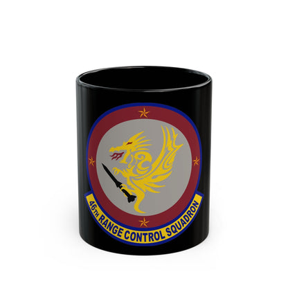 46 Range Control Squadron AFMC (U.S. Air Force) Black Coffee Mug-11oz-The Sticker Space