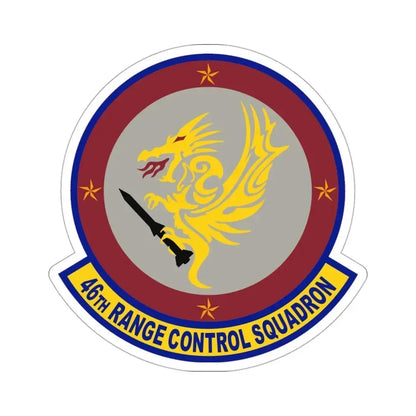 46 Range Control Squadron AFMC (U.S. Air Force) STICKER Vinyl Die-Cut Decal - The Sticker Space
