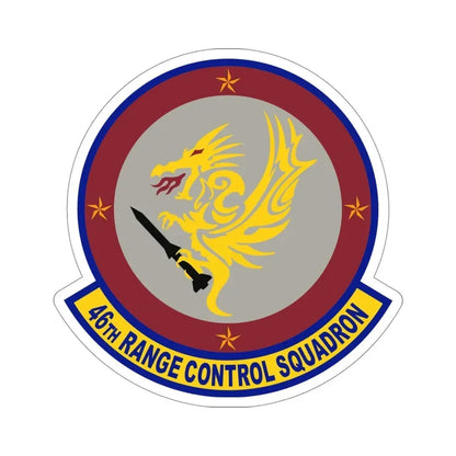 46 Range Control Squadron AFMC (U.S. Air Force) STICKER Vinyl Die-Cut Decal - The Sticker Space