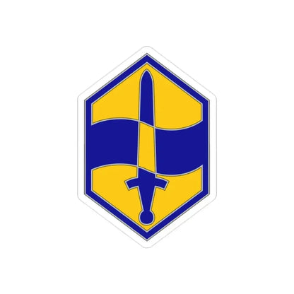 460 Chemical Brigade (U.S. Army) REVERSE PRINT Transparent Die-Cut STICKER 2 Inch Die-Cut Transparent - The Sticker Space