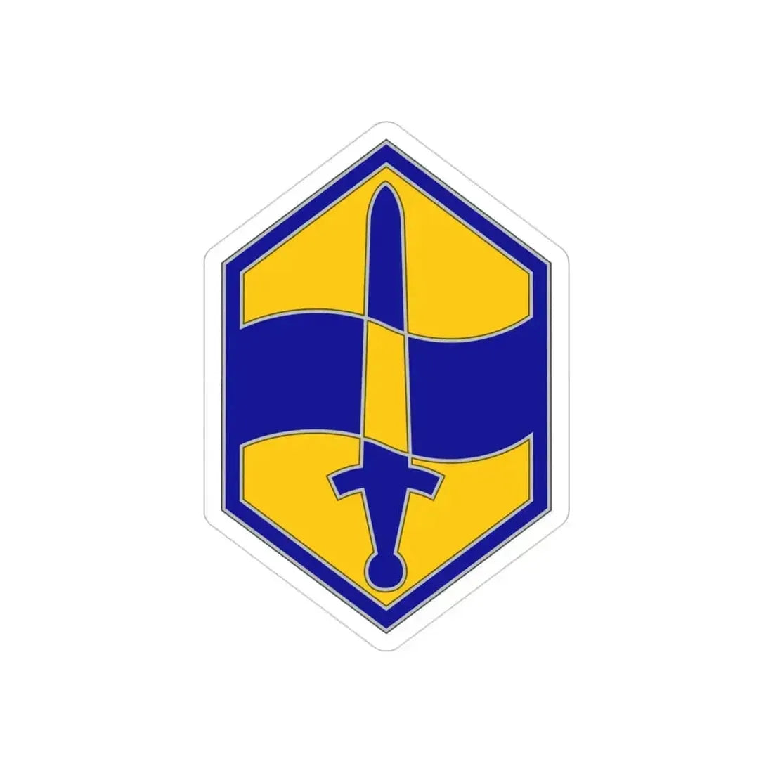 460 Chemical Brigade (U.S. Army) REVERSE PRINT Transparent Die-Cut STICKER 3 Inch Die-Cut Transparent - The Sticker Space