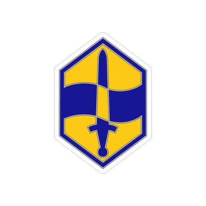 460 Chemical Brigade (U.S. Army) REVERSE PRINT Transparent Die-Cut STICKER 3 Inch Die-Cut Transparent - The Sticker Space