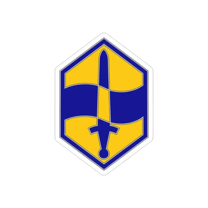 460 Chemical Brigade (U.S. Army) REVERSE PRINT Transparent Die-Cut STICKER 4 Inch Die-Cut Transparent - The Sticker Space