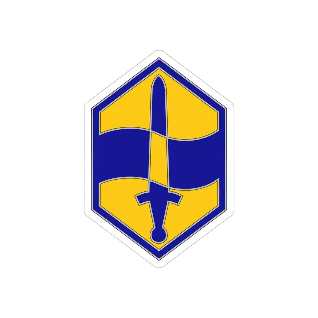 460 Chemical Brigade (U.S. Army) REVERSE PRINT Transparent Die-Cut STICKER 6 Inch Die-Cut Transparent - The Sticker Space
