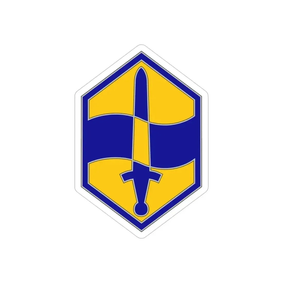 460 Chemical Brigade (U.S. Army) REVERSE PRINT Transparent Die-Cut STICKER - The Sticker Space