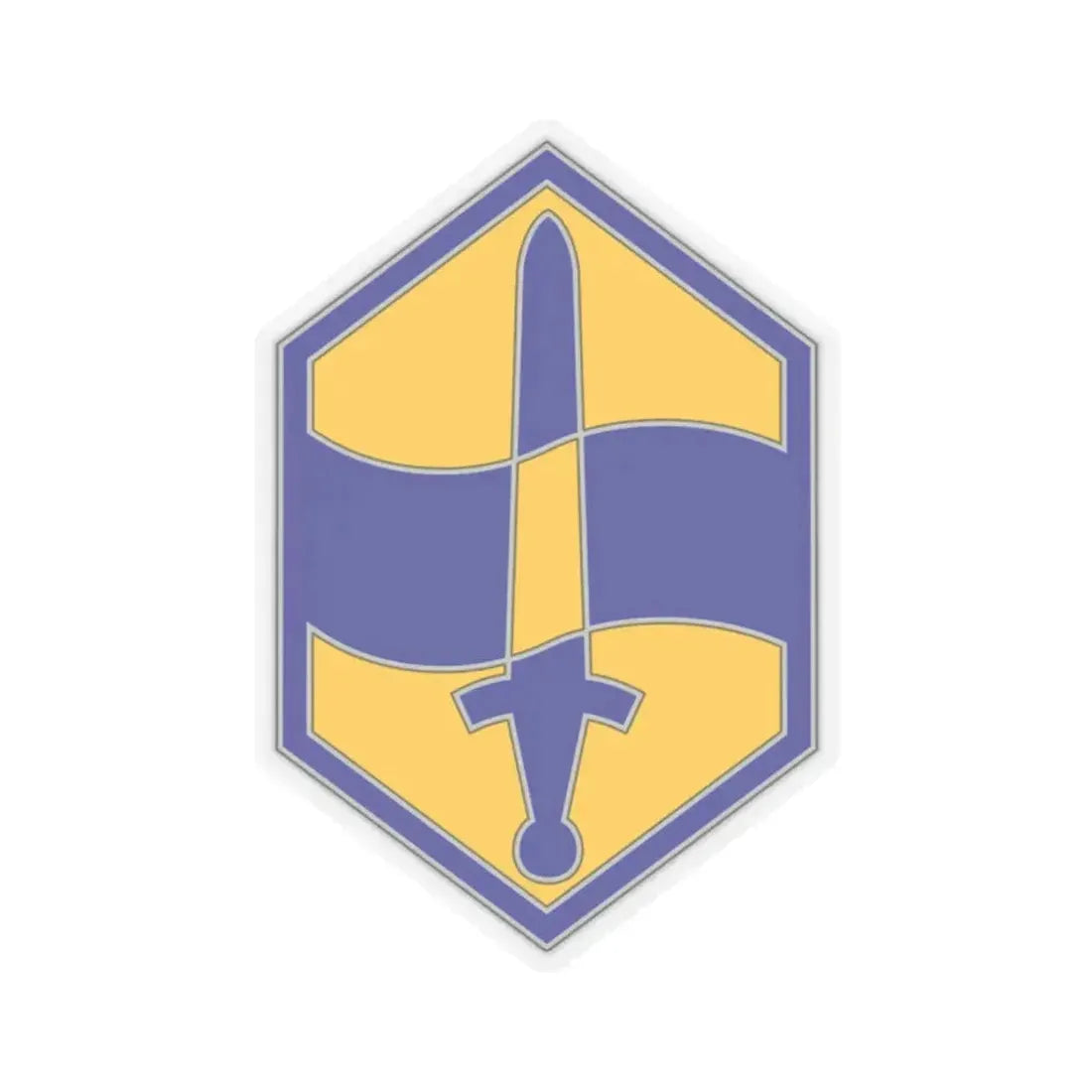 460 Chemical Brigade (U.S. Army) STICKER Vinyl Kiss-Cut Decal 2 Inch Transparent - The Sticker Space