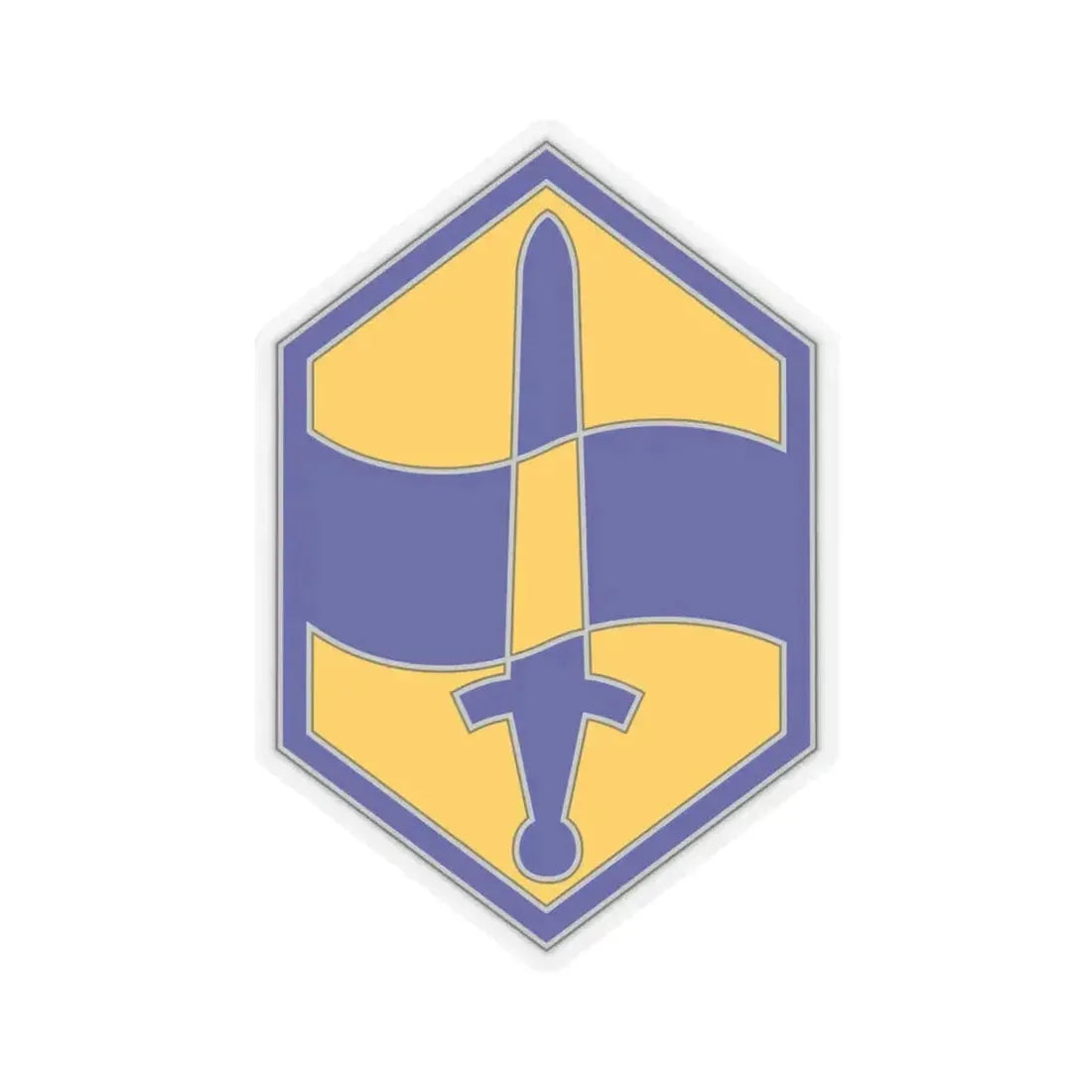 460 Chemical Brigade (U.S. Army) STICKER Vinyl Kiss-Cut Decal 4 Inch Transparent - The Sticker Space
