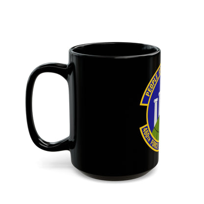 460 Force Support Squadron AFSPC (U.S. Air Force) Black Coffee Mug-The Sticker Space