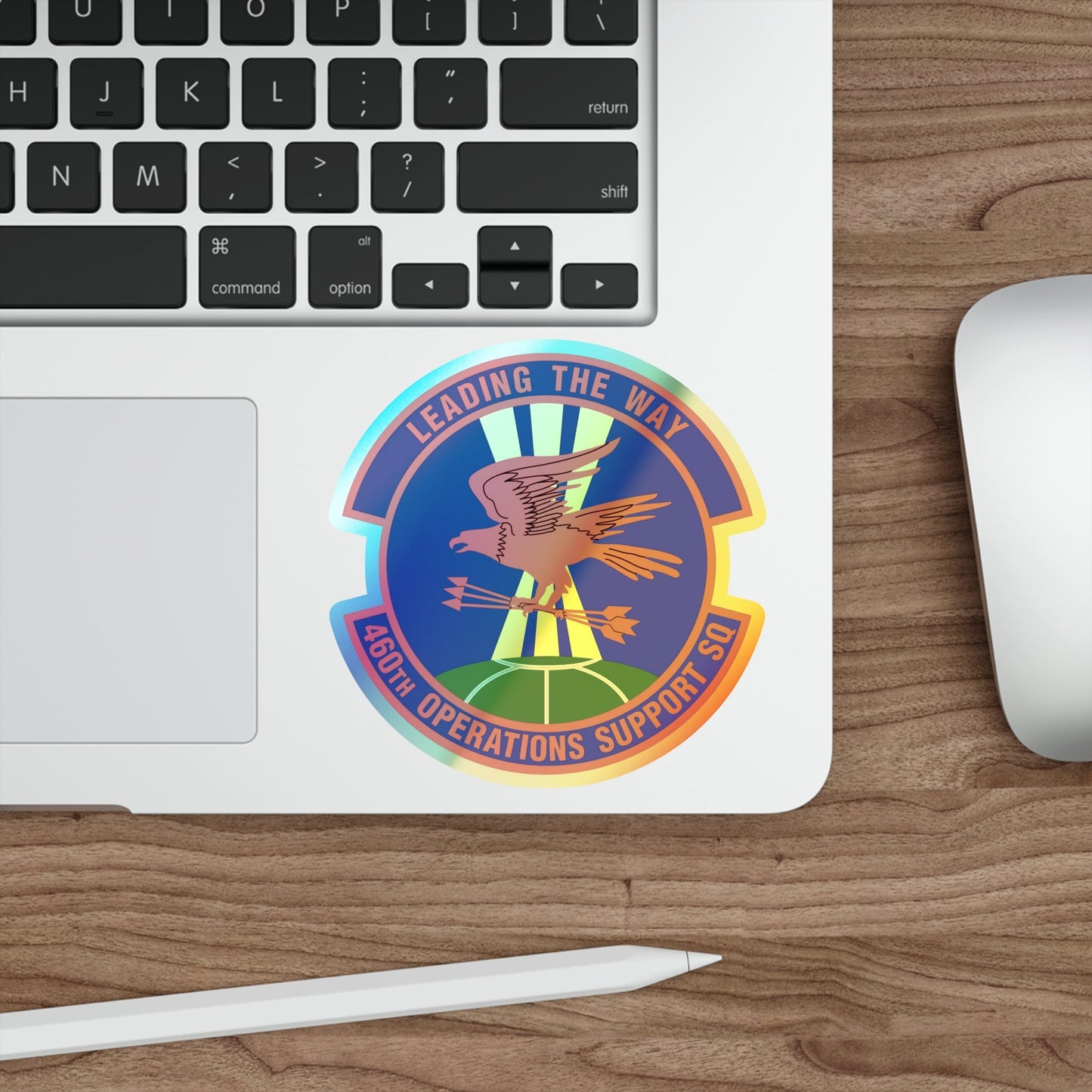 460 Operations Support Squadron USSF (U.S. Air Force) Holographic STICKER Die-Cut Vinyl Decal-The Sticker Space