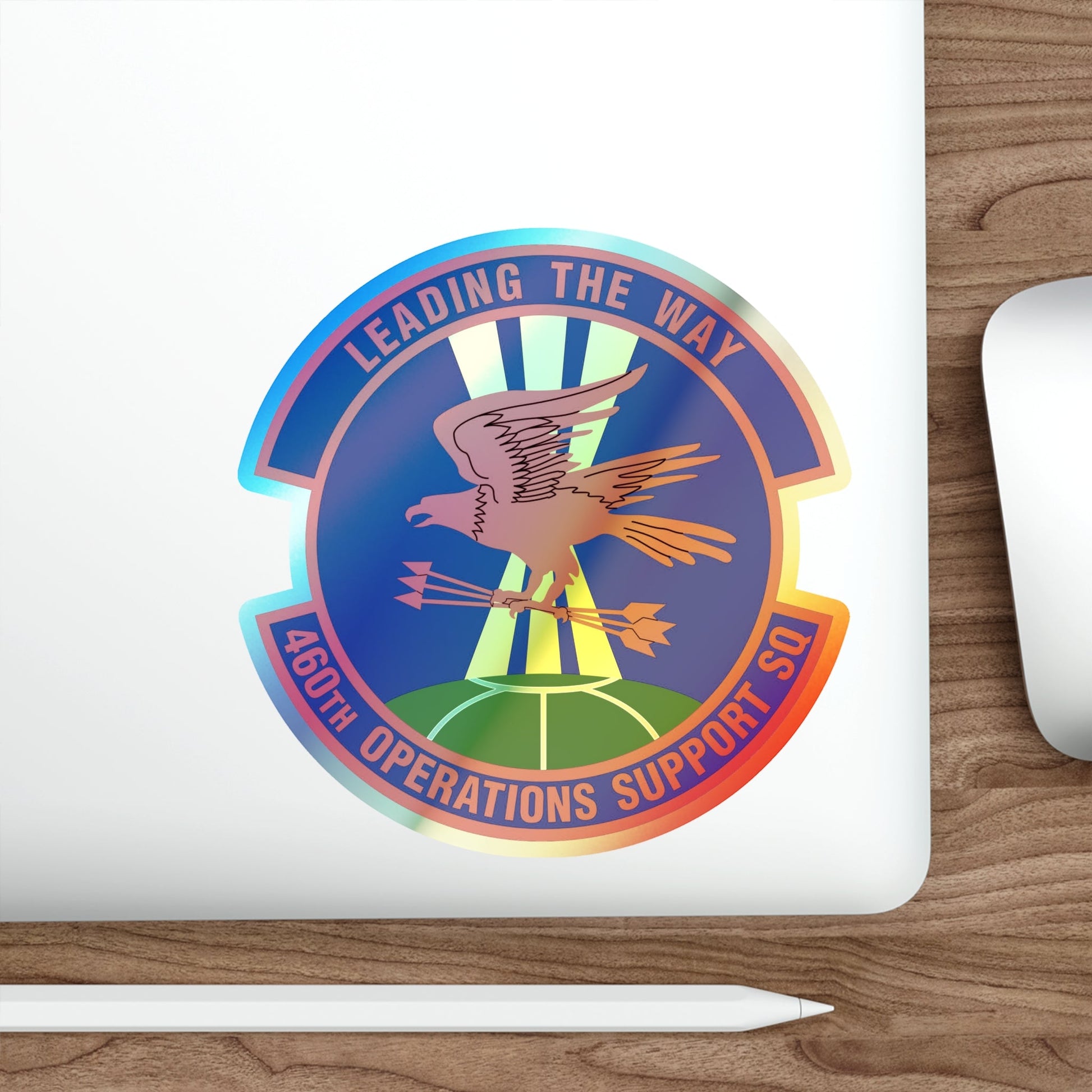 460 Operations Support Squadron USSF (U.S. Air Force) Holographic STICKER Die-Cut Vinyl Decal-The Sticker Space