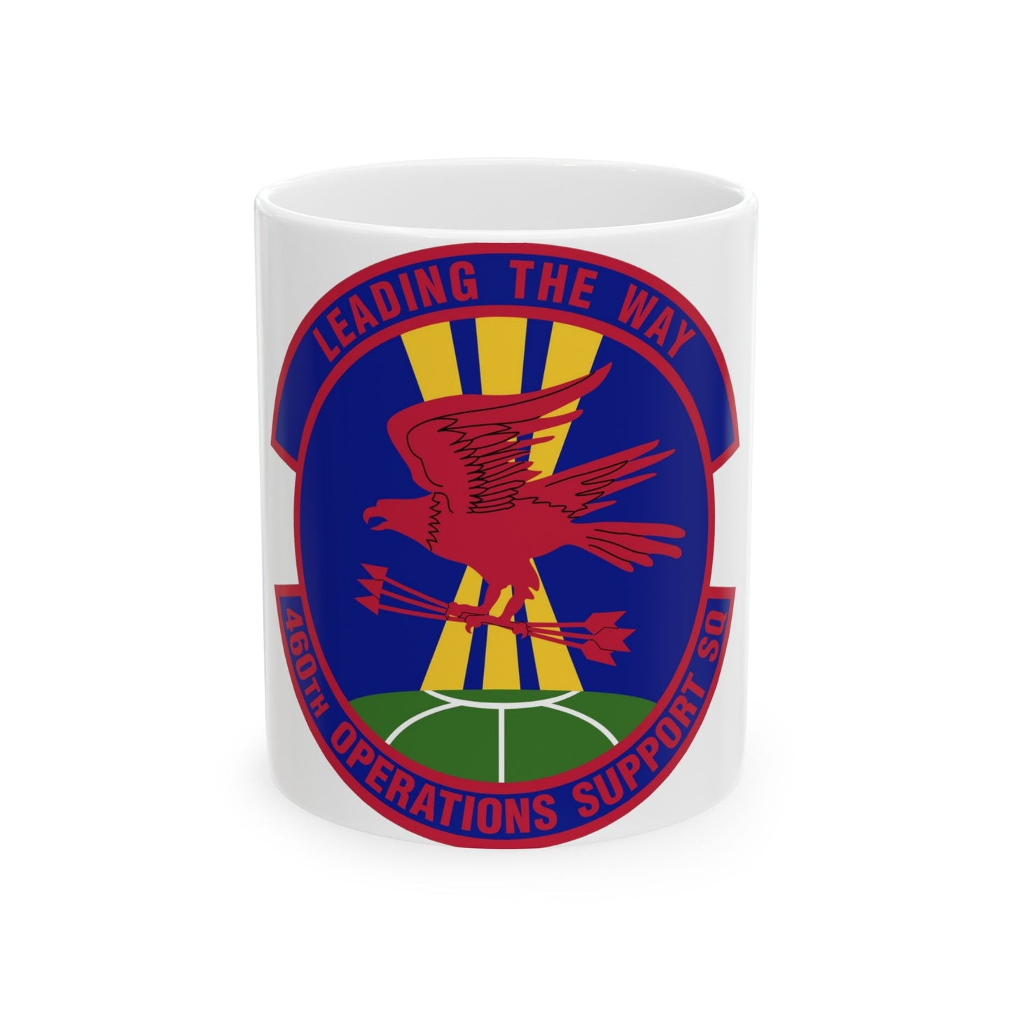 460 Operations Support Squadron USSF (U.S. Air Force) White Coffee Mug-11oz-The Sticker Space