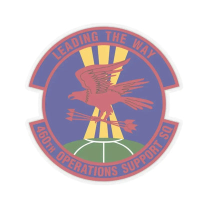 460 Operations Support Squadron USSF (U.S. Air Force) STICKER Vinyl Kiss-Cut Decal 4 Inch Transparent - The Sticker Space