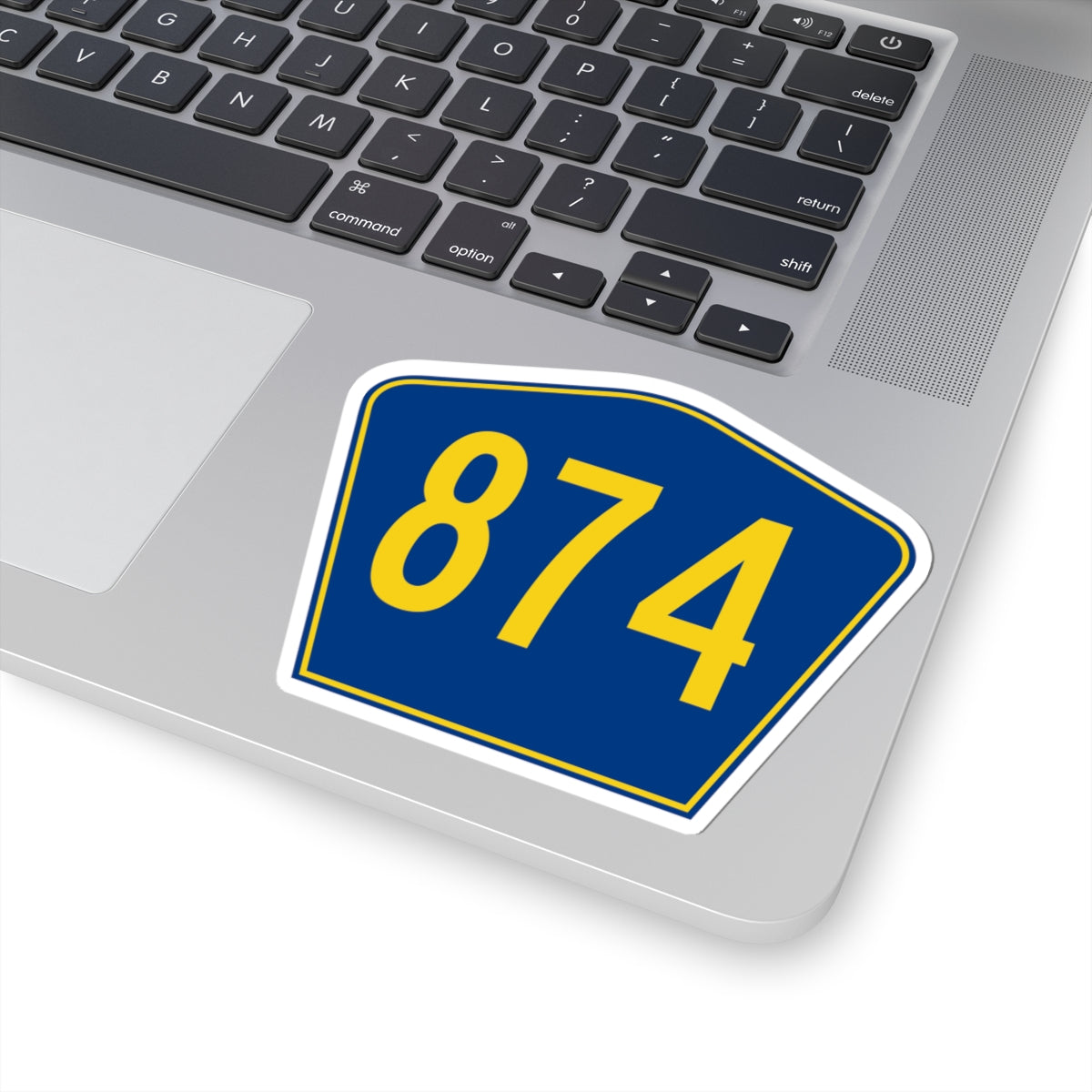 PR secondary 874 (Puerto Rico) (Road Sign) STICKER Vinyl Kiss-Cut Decal