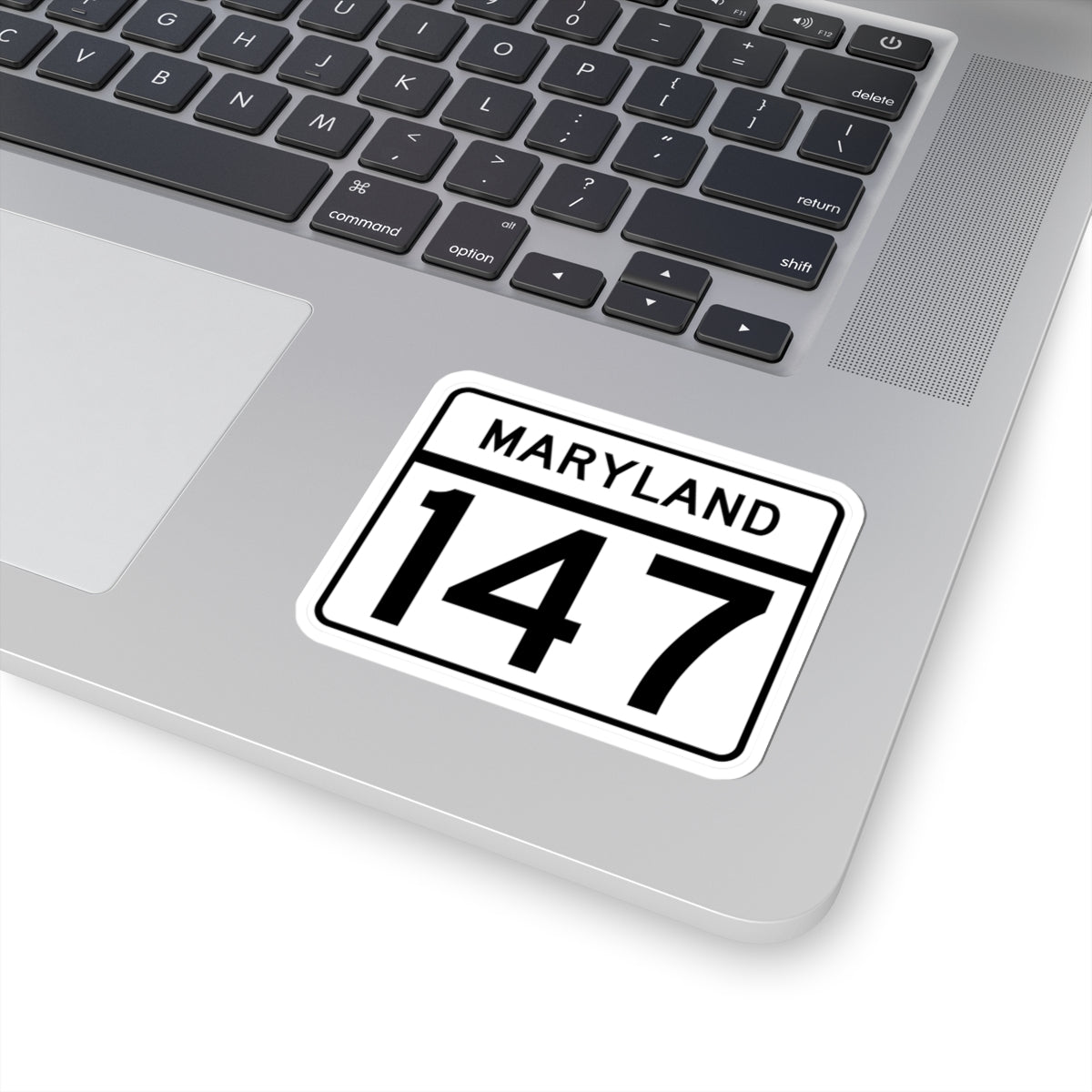 MD Route 147 (Maryland) (Road Sign) STICKER Vinyl Kiss-Cut Decal